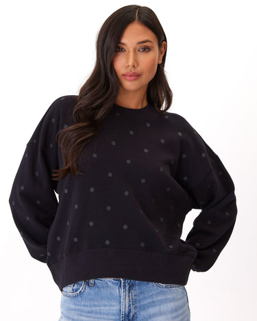 Naia Metallic Dot Pullover Womens Outerwear Sweatshirt Threads 4 Thought 