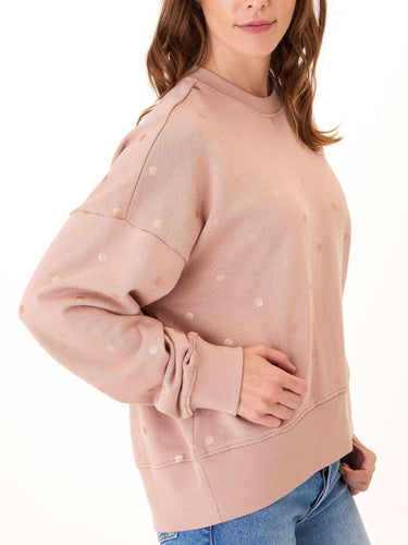 Naia Metallic Dot Pullover Womens Outerwear Sweatshirt Threads 4 Thought 