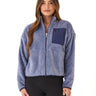 Millee Sherpa Full-Zip Contrast Jacket Womens Outerwear Jacket Threads 4 Thought 