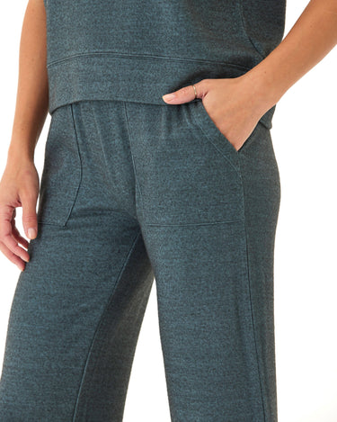 Beatrice Dream Fleece Wide Leg Capri Pant Womens Bottoms Sweatpants Threads 4 Thought 