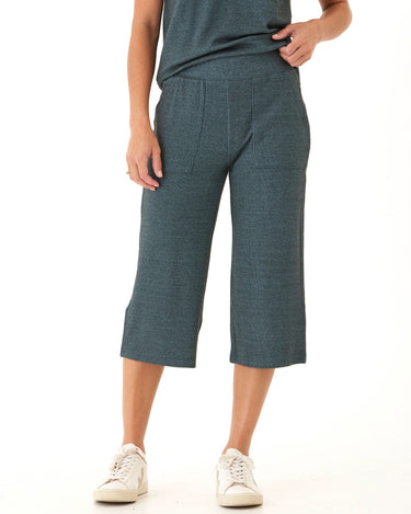 Beatrice Dream Fleece Wide Leg Capri Pant Womens Bottoms Sweatpants Threads 4 Thought 