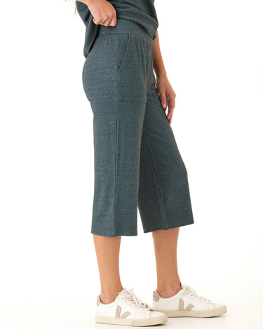 Beatrice Dream Fleece Wide Leg Capri Pant Womens Bottoms Sweatpants Threads 4 Thought 