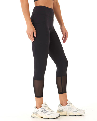 Katalina High Rise Performance Mesh Panel 7/8 Legging Womens Bottoms Leggings Threads 4 Thought 