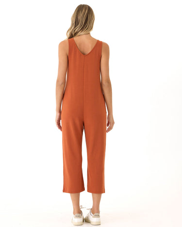 Rainey Modal Terry Patch Pocket Jumpsuit Womens Rompers Threads 4 Thought 