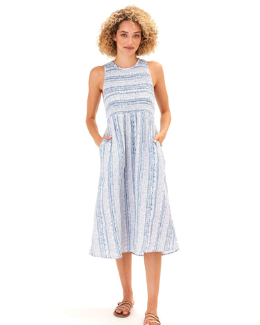 Adrienne Gauze Smocked Midi Dress Womens Dresses Threads 4 Thought 