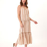 Gina Linen Stripe Tiered Dress Womens Dresses Threads 4 Thought 