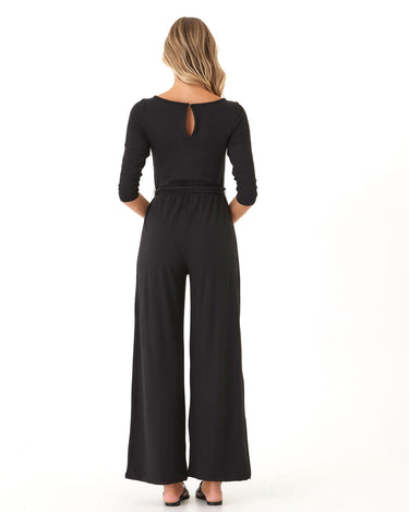 Amaya Luxe Jersey Boatneck Jumpsuit Threads 4 Thought 