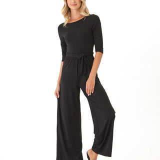 Amaya Luxe Jersey Boatneck Jumpsuit Threads 4 Thought 