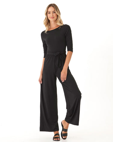 Amaya Luxe Jersey Boatneck Jumpsuit Threads 4 Thought 