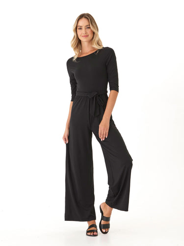 Amaya Luxe Jersey Boatneck Jumpsuit Threads 4 Thought 