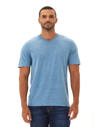 Triblend V-Neck Tee Mens Tops Tshirt Short Threads 4 Thought 