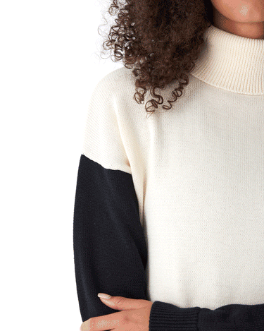 Avery Colorblock Turtleneck Sweater Threads 4 Thought 