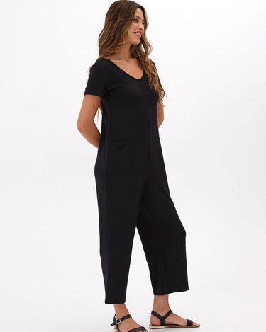 Rainey Modal Terry Short Sleeve Jumpsuit Threads 4 Thought 