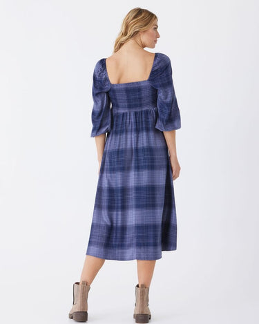 Faye Sierra Plaid Woven Midi Dress Threads 4 Thought 