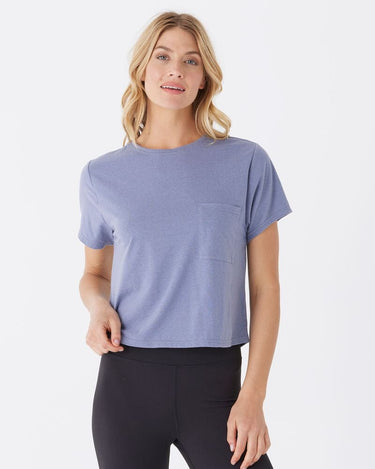 Shelbie Triblend Jersey Pocket Tee Threads 4 Thought 