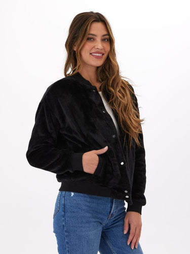 Lynette Sherpa Bomber Jacket Threads 4 Thought 