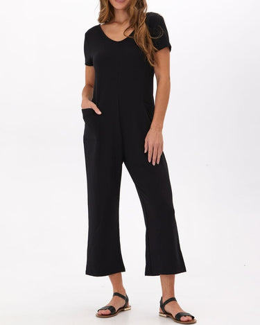 Rainey Modal Terry Short Sleeve Jumpsuit Threads 4 Thought 