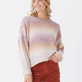 Yuma Gradient Sweater Knit Pullover Threads 4 Thought 