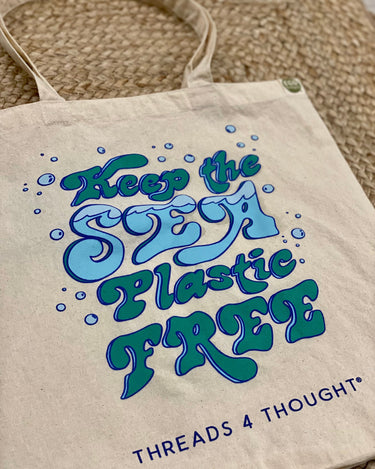 Keep The Sea Plastic Free Tote Accessories Tote Threads 4 Thought 