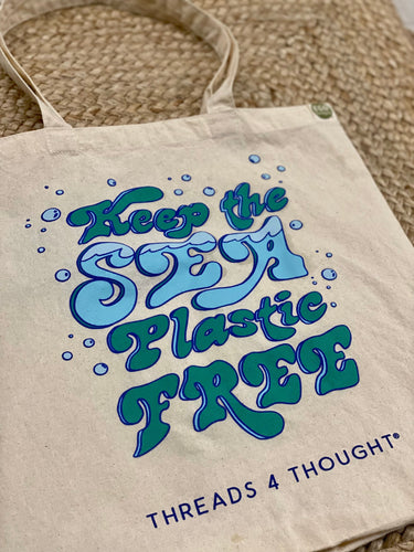 Keep The Sea Plastic Free Tote Accessories Tote Threads 4 Thought 