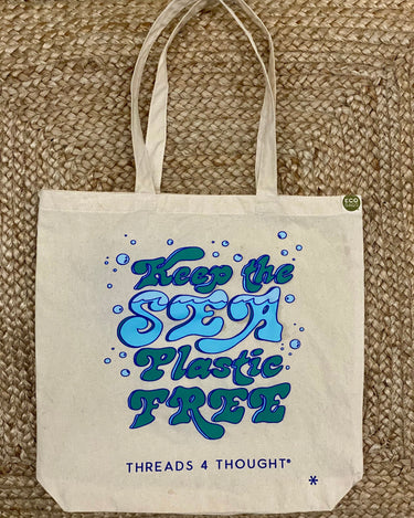 Keep The Sea Plastic Free Tote Accessories Tote Threads 4 Thought 