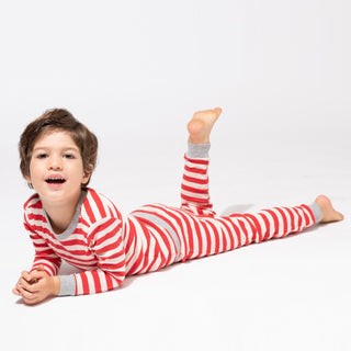 Theo + Leigh Kids Stripe Pajama Kids Pajamas Theo+Leigh 