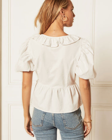 The Romeo Wrap Blouse Womens Tops Boyish 