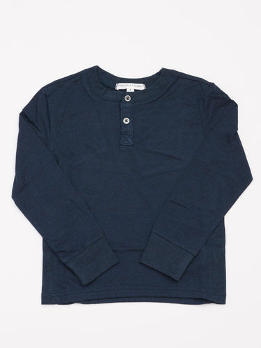 Triblend Long Sleeve Henley Boys Tops Threads 4 Thought