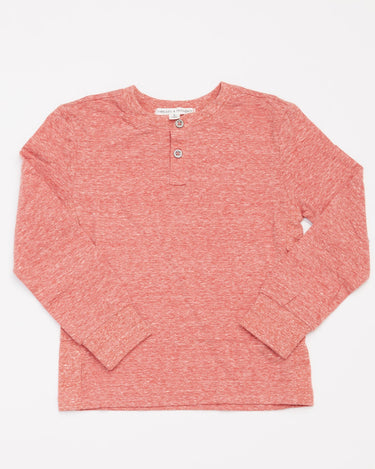 Triblend Long Sleeve Henley Boys Tops Threads 4 Thought