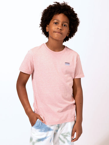 Wave Embroidered Triblend Tee Boys Tops Tshirt Threads 4 Thought 