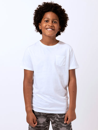 Kids Invincible Crew Neck Pocket Tee Boys Tops Tshirt Threads 4 Thought 