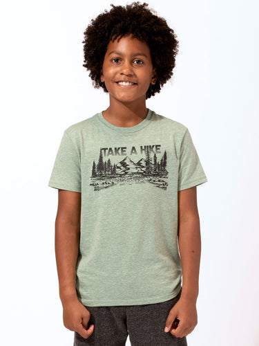 Boy's Take A Hike Graphic Tee Boys Tops Tshirt Threads 4 Thought 