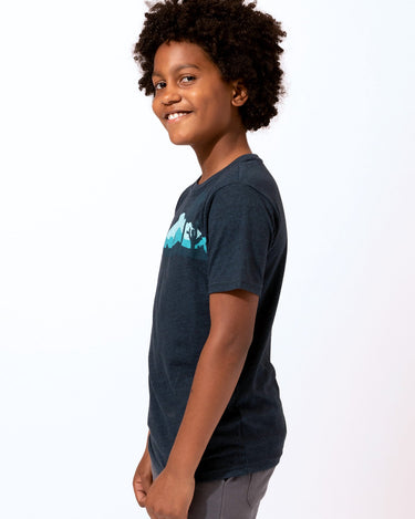 Boy's Mountain Silhouette Graphic Tee Boys Tops Tshirt Threads 4 Thought 