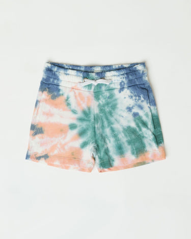 Little Girl's Spiral Tie Dye Guille Short Girls Bottoms Shorts Threads 4 Thought