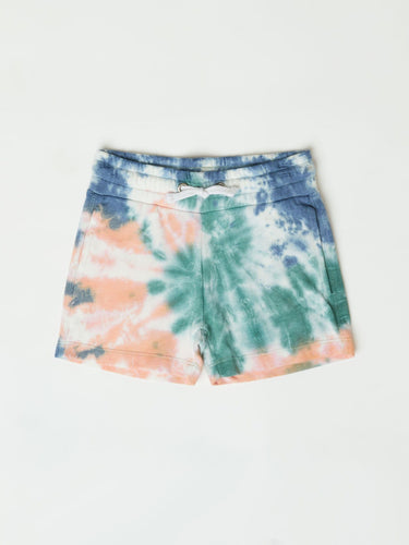 Little Girl's Spiral Tie Dye Guille Short Girls Bottoms Shorts Threads 4 Thought