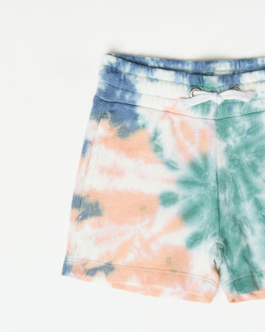 Little Girl's Spiral Tie Dye Guille Short Girls Bottoms Shorts Threads 4 Thought