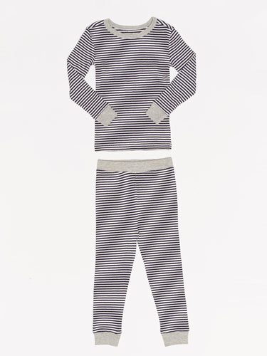 Kids Holiday Stripe PJ Set Kids Pajamas Theo+Leigh 