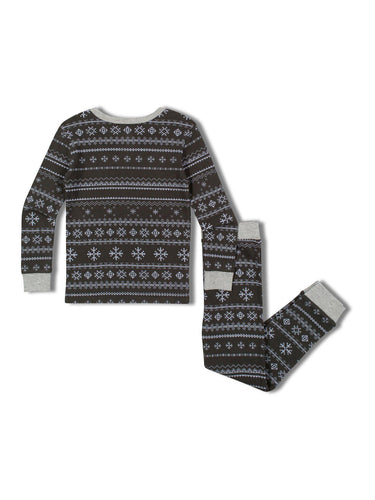 Theo + Leigh Kids Snowflake Pajama Set Kids Pajamas Theo+Leigh 