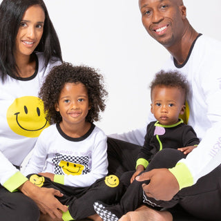 Theo + Leigh X Little Nomad Smiley Pajama Set Mens Pajamas Theo+Leigh 