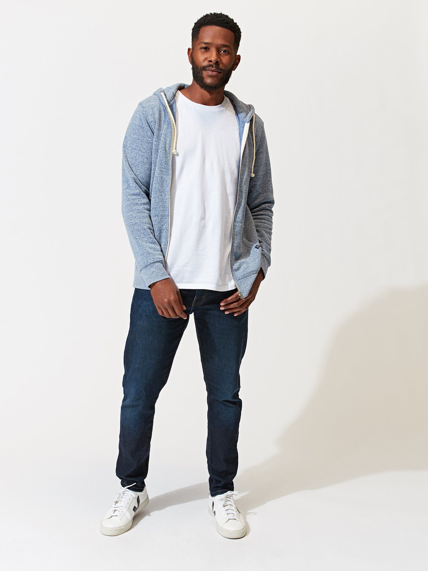 Threads 4 Thought Men's Triblend Zip Hoodie