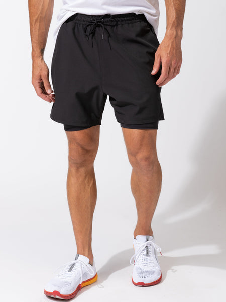 Xander Compression Short in Jet Black – Threads 4 Thought