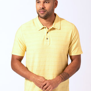 Grant Stripe Polo Mens Tops Tshirt Short Threads 4 Thought 