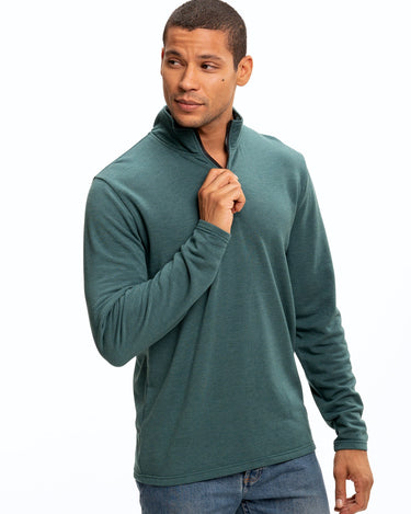 Kace Featherweight Lounge Mock Neck Mens Outerwear Sweatshirt Threads 4 Thought 