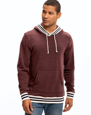 Tyson Contrast Rib Pullover Hoodie Mens Outerwear Sweatshirt Threads 4 Thought 