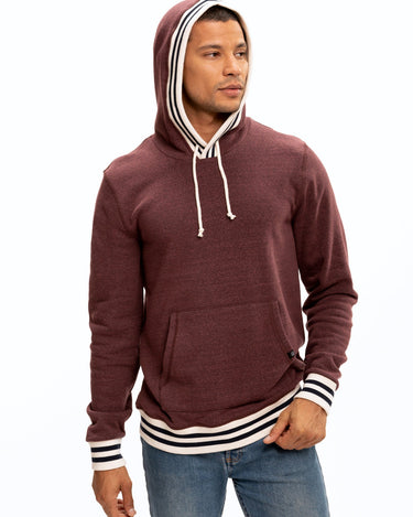 Tyson Contrast Rib Pullover Hoodie Mens Outerwear Sweatshirt Threads 4 Thought 