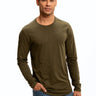 Kye Triblend Long Sleeve Crew Mens Tops Tshirt Long Threads 4 Thought 