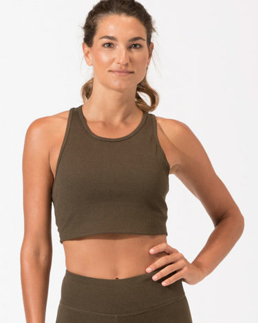 Kensi Rib Sports Bra Womens Tops Bra Threads 4 Thought 