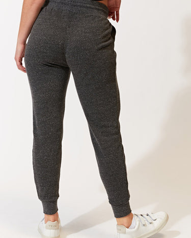 Buy the Womens Gray Heather Drawstring Tapered Leg Activewear