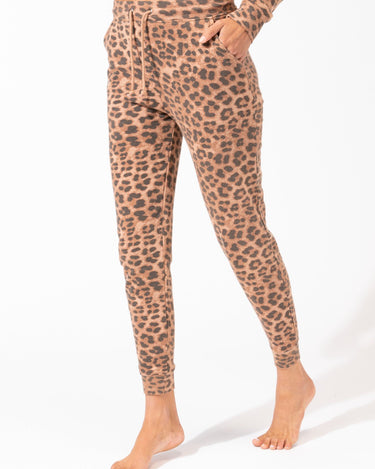 Tanory Leopard Print Jogger Womens Bottoms Pants Threads 4 Thought 