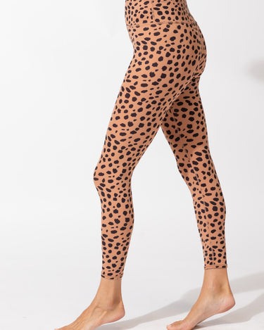 Jackie Animal Print Hi-Rise 7/8 Legging Womens Bottoms Leggings Threads 4 Thought 